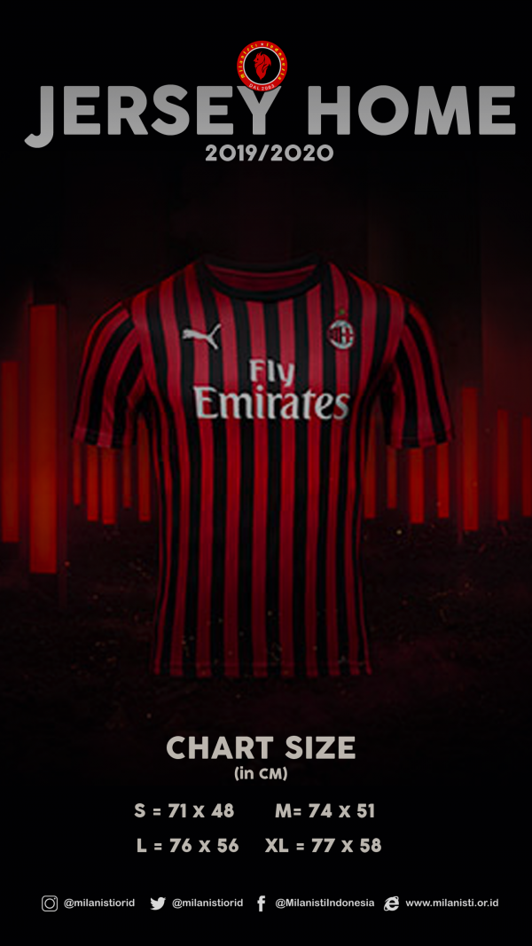 Jersey Original AC Milan Home 2019/2020
