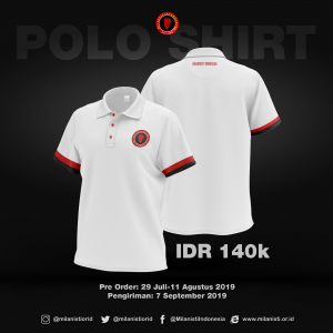 Polo Shirt (Tahunan) Milanisti Indonesia