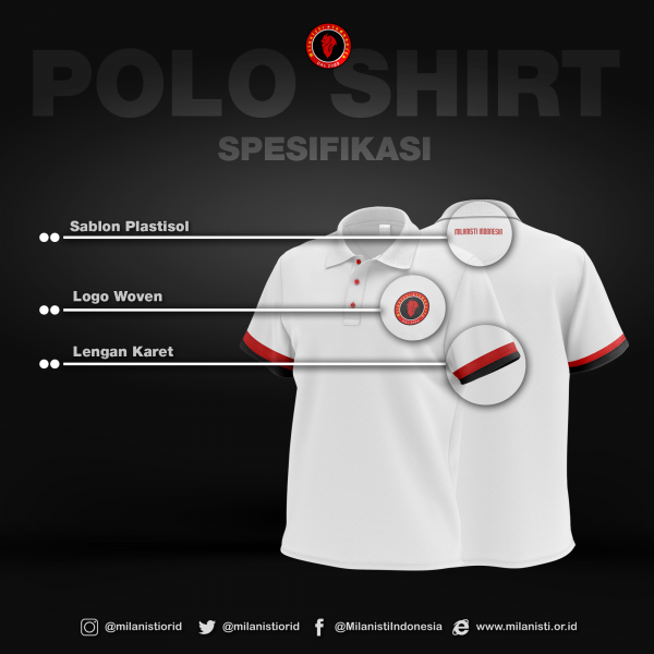 Polo Shirt (Tahunan) Milanisti Indonesia - Image 2
