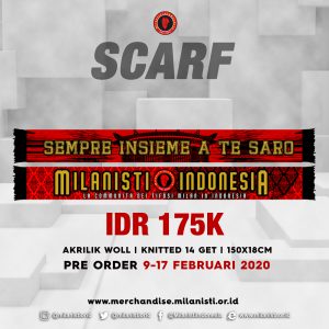 Pre Order Scarf flyer