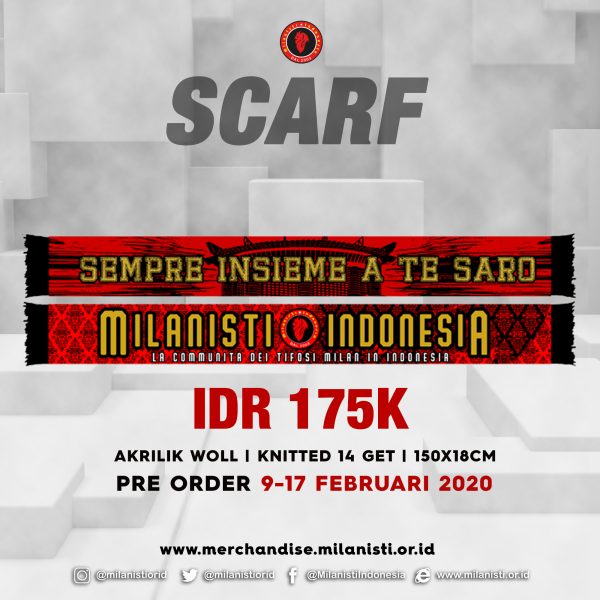 Pre Order Scarf flyer