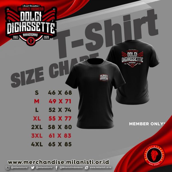 Pre Order T-shirt Anniv MI 17