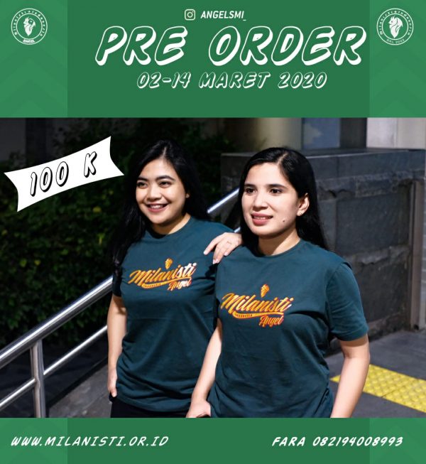 Pre Order - Kaos Eksklusif Milanisti Angel - Image 2