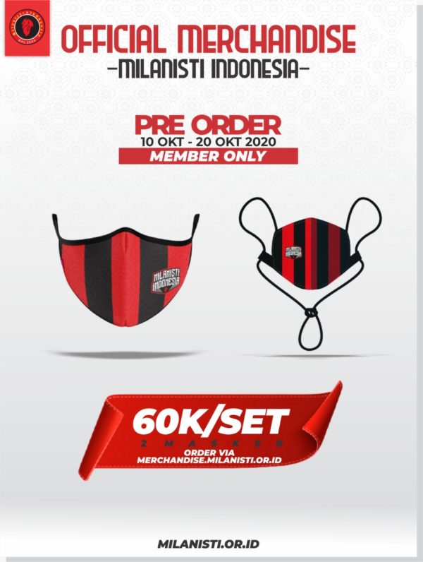 Masker Milanisti Indonesia (Pre-Order)