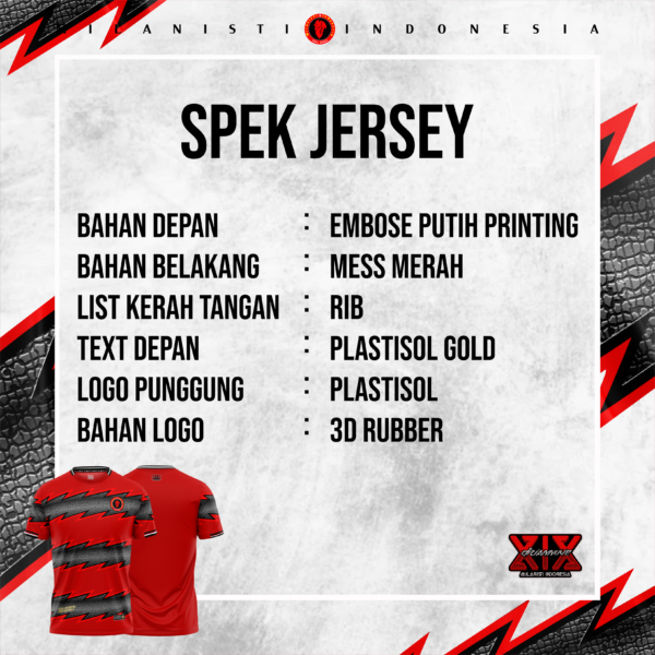 Pre Order - Official Jersey Milanisti Indonesia (Casual) - Image 3
