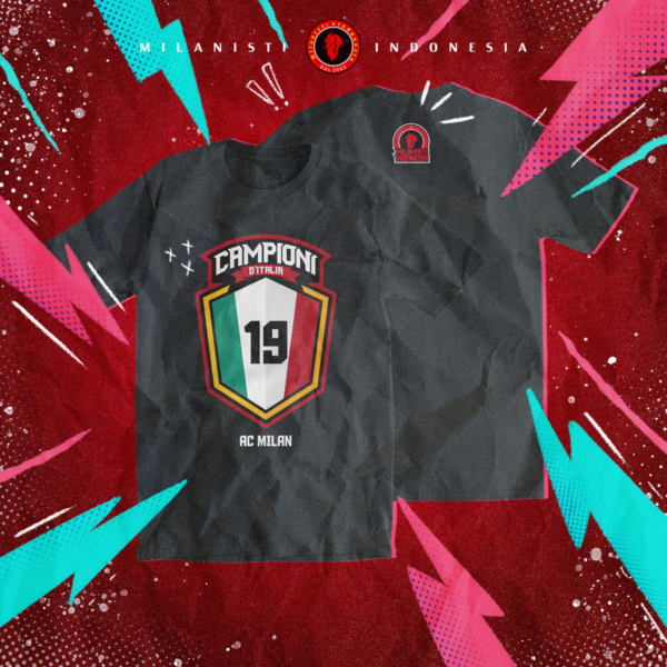 Pre Order - Kaos Scudetto Milan 19 - Image 3