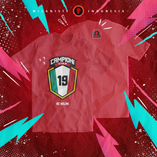 Pre Order - Kaos Scudetto Milan 19 - Image 2