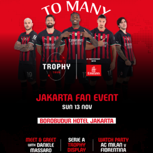 Tiket Masuk AC Milan Trophy (Scudetto) Tour Indonesia 2022