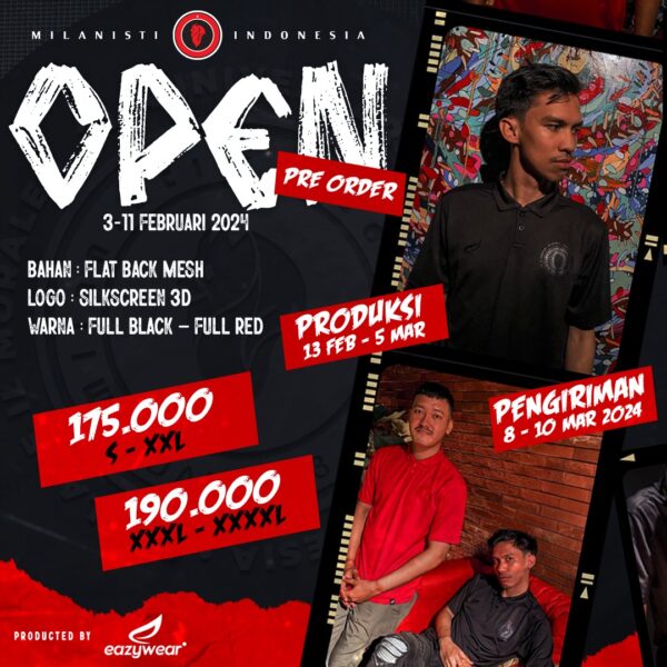 Pre order Merchandise Anniv 21 Milanisti Indonesia