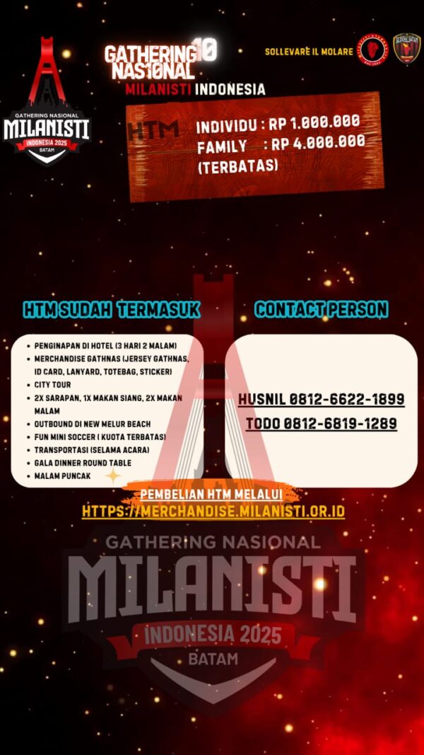 Gathering Nasional Milanisti Indonesia yang ke - 10 di Batam - Image 3